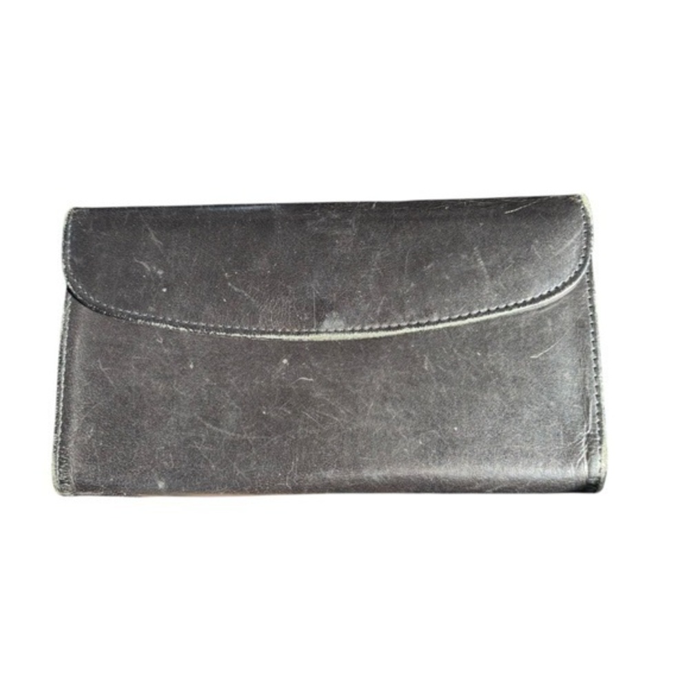 Coach black leather vintage wallet